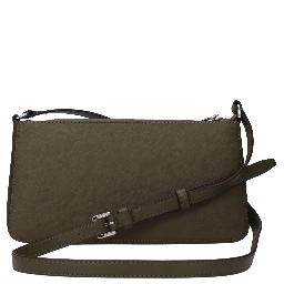 Green Fabric Crossbody Bag