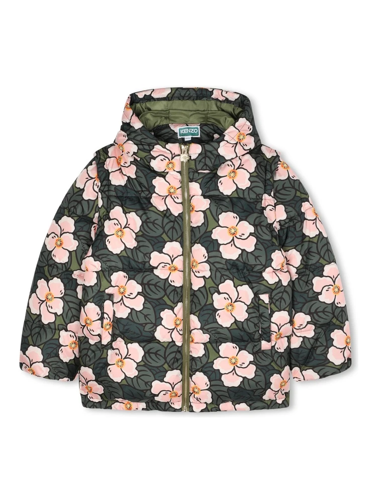 DOWN JACKET WITH REMOVABLE SLEEVES