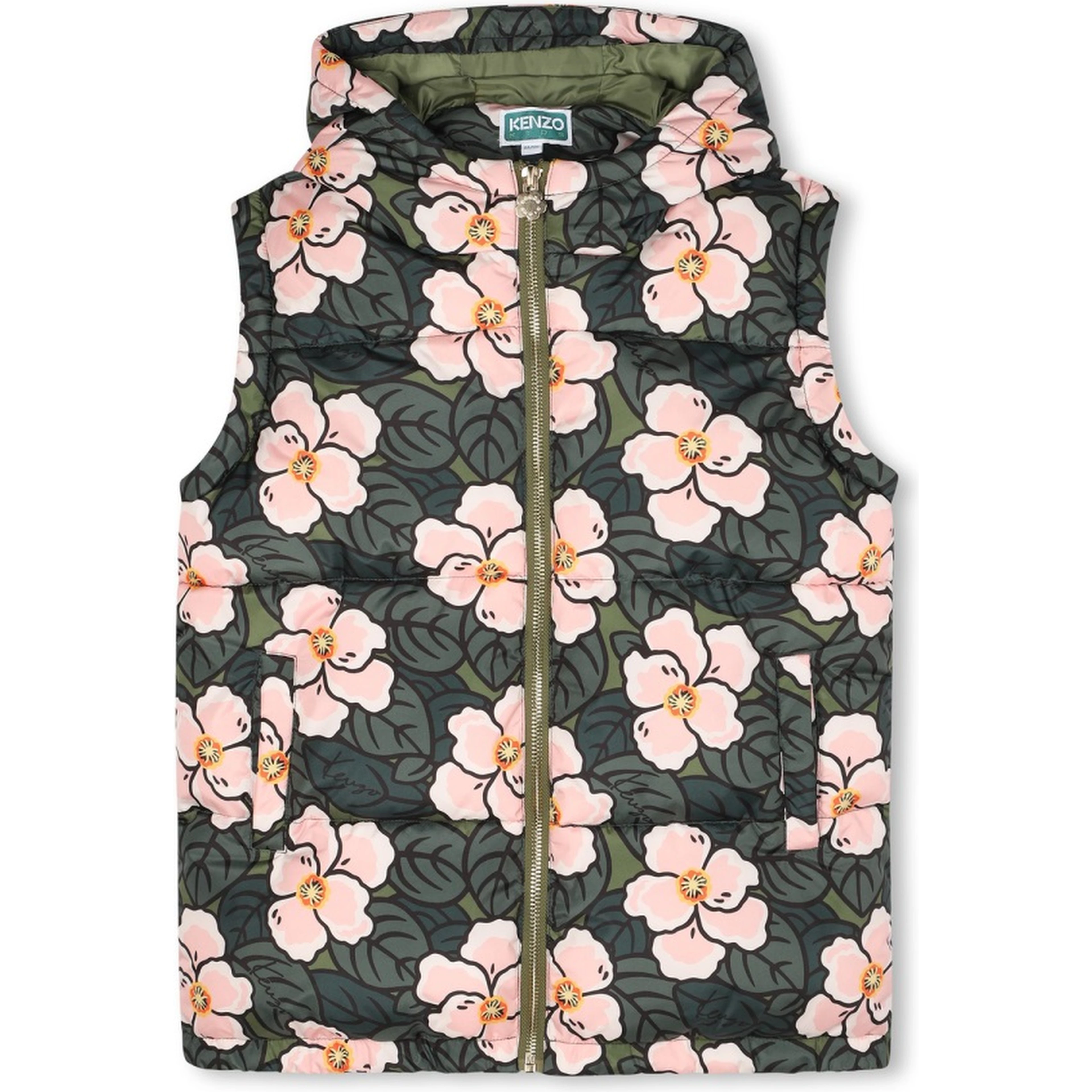 DOWN JACKET WITH REMOVABLE SLEEVES