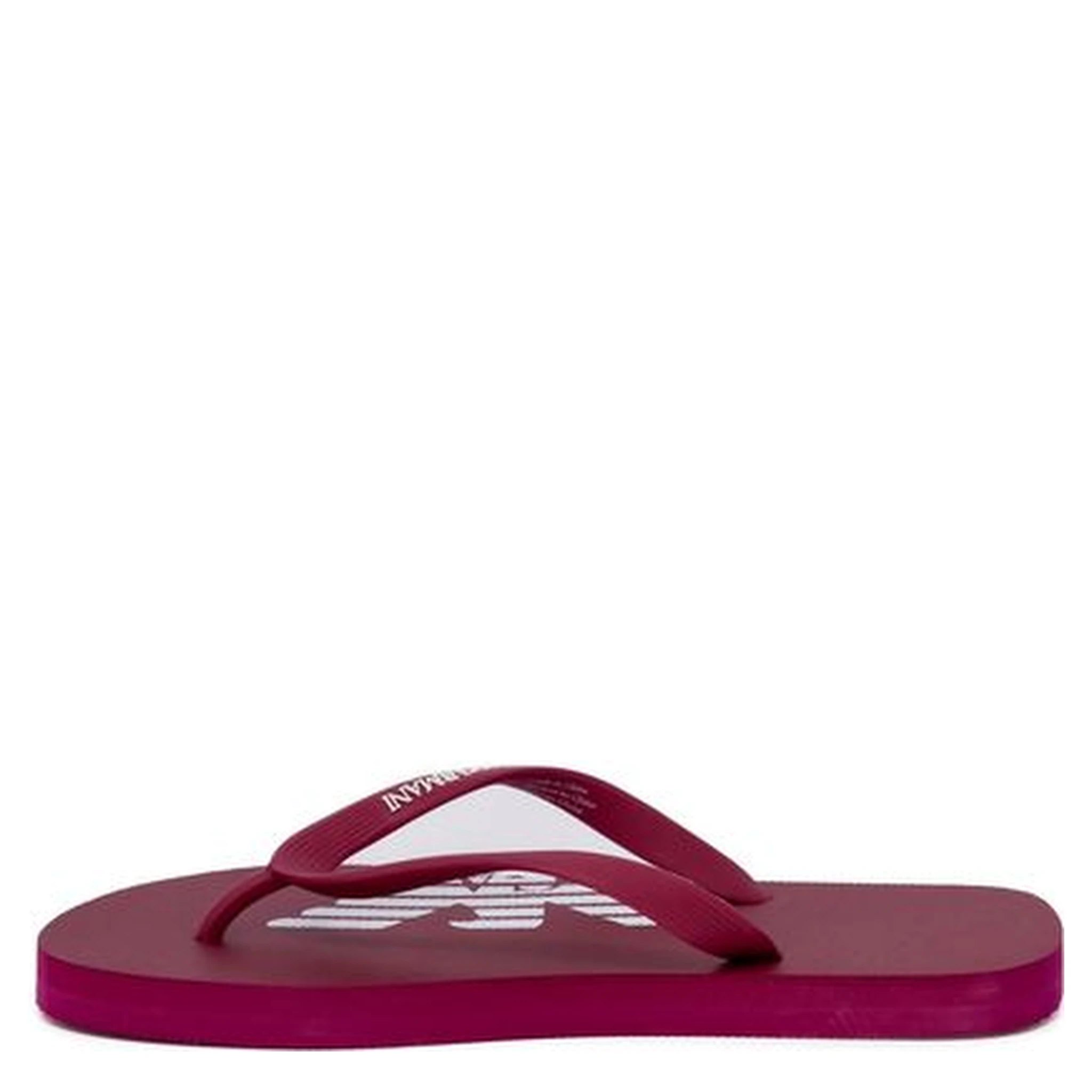 Red Rubber Flip-Flop Sandals