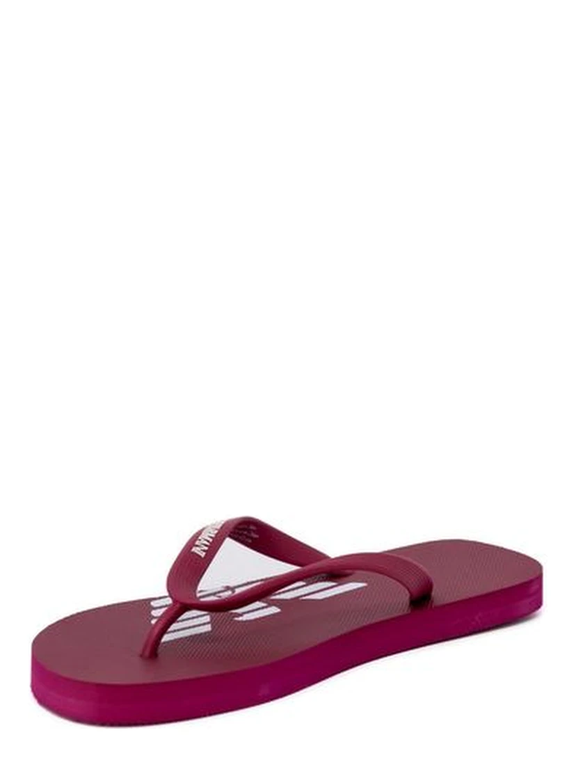 Red Rubber Flip-Flop Sandals