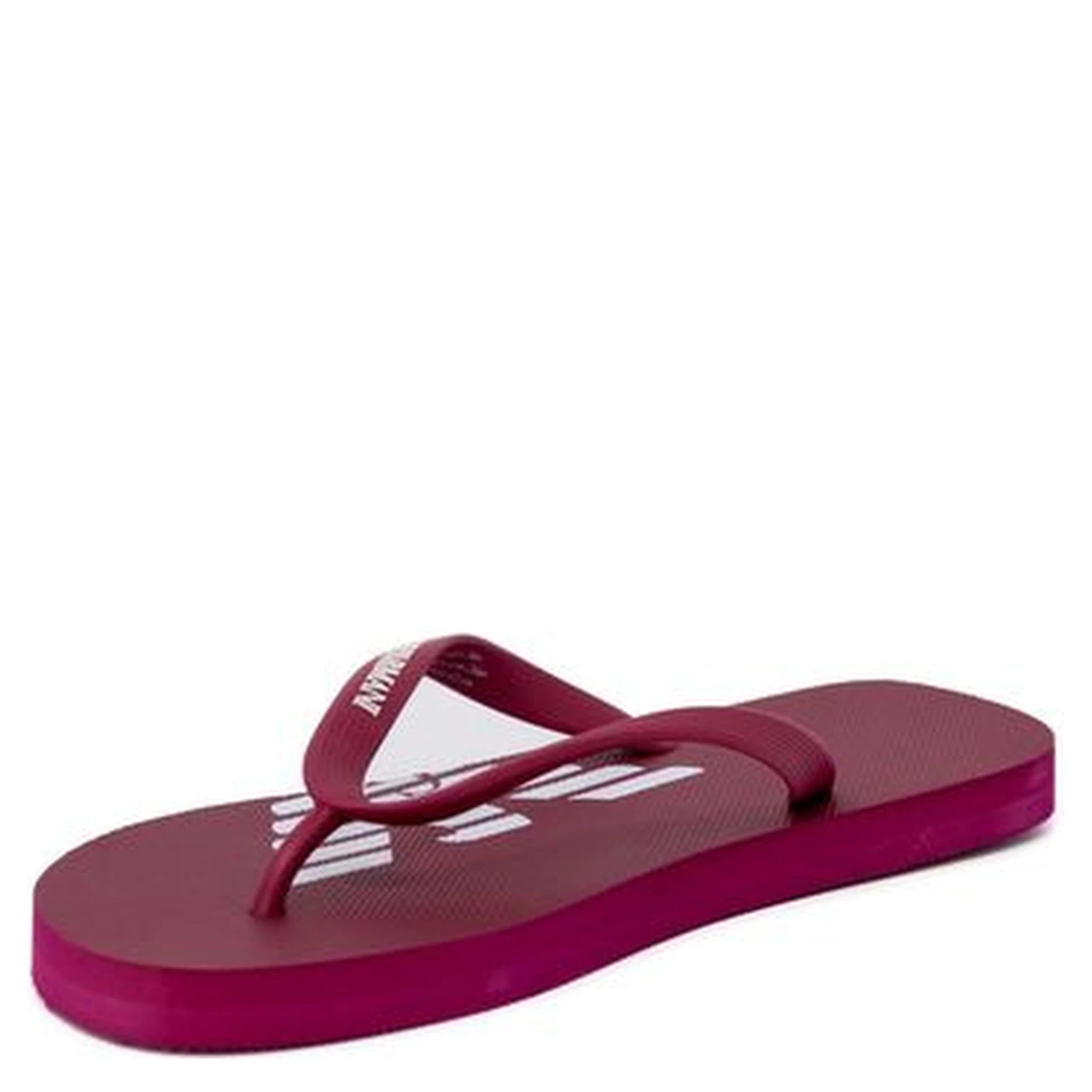 Red Rubber Flip-Flop Sandals
