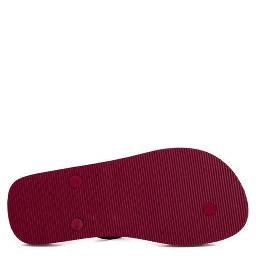 Red Rubber Flip-Flop Sandals