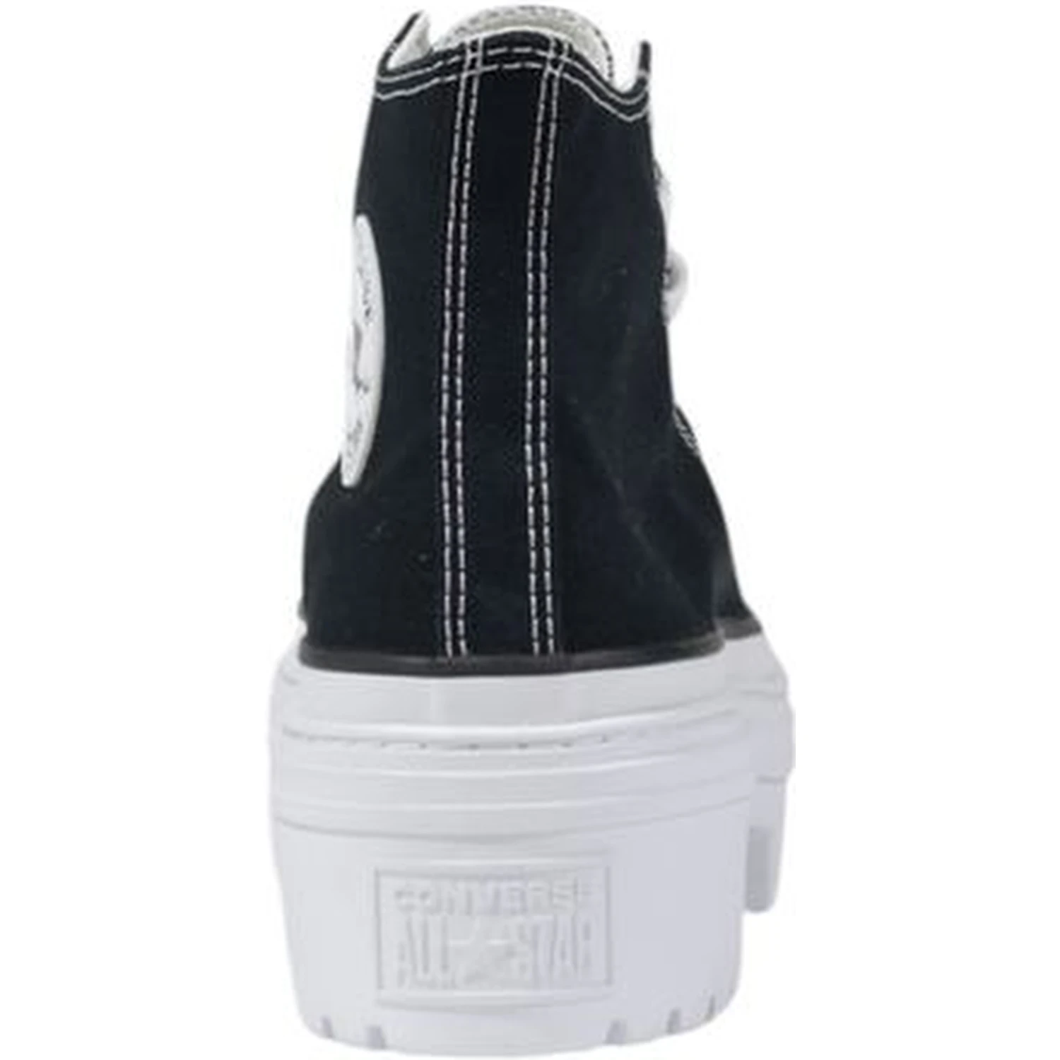 Black Fabric Chunky Sneakers