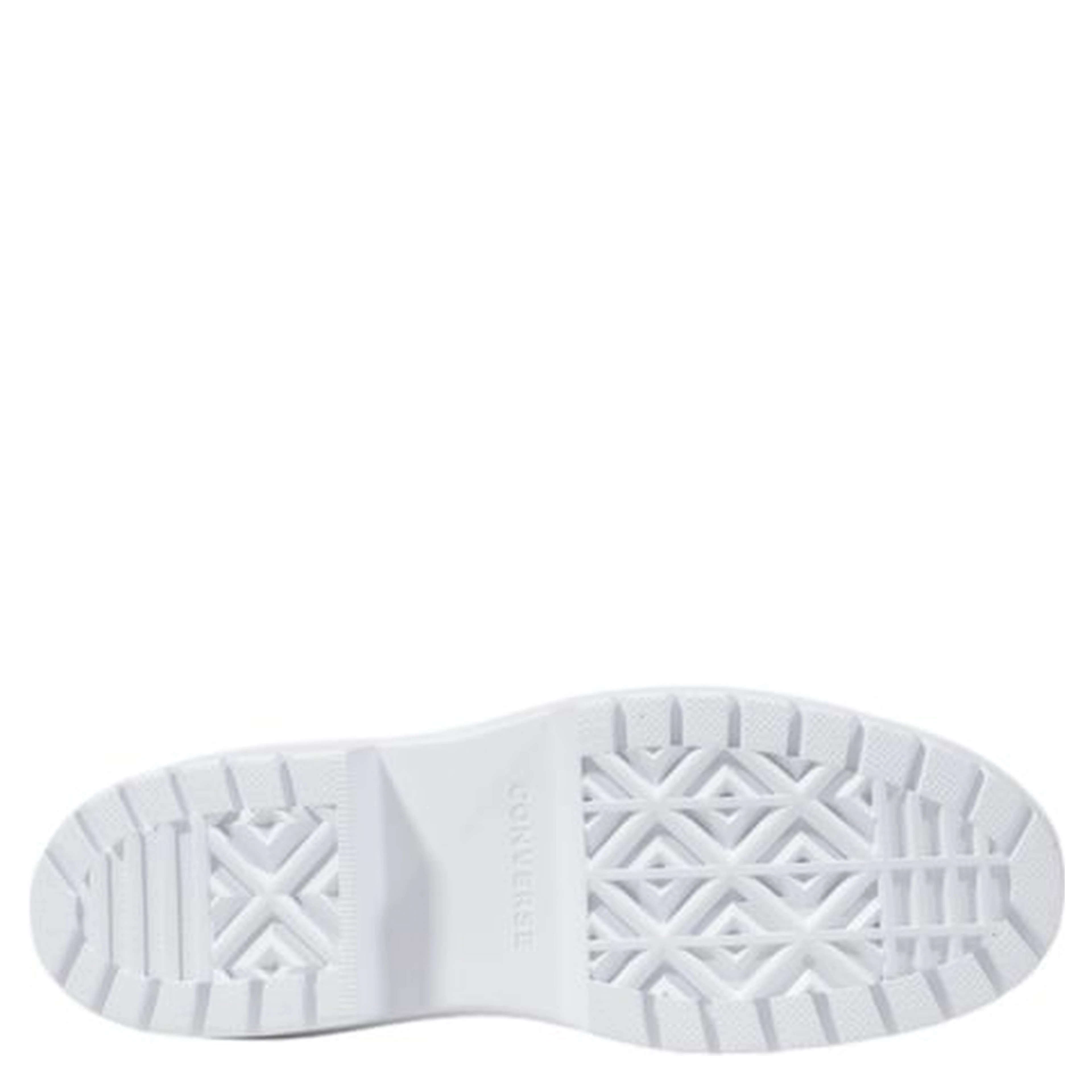 White Fabric Chunky Sneakers