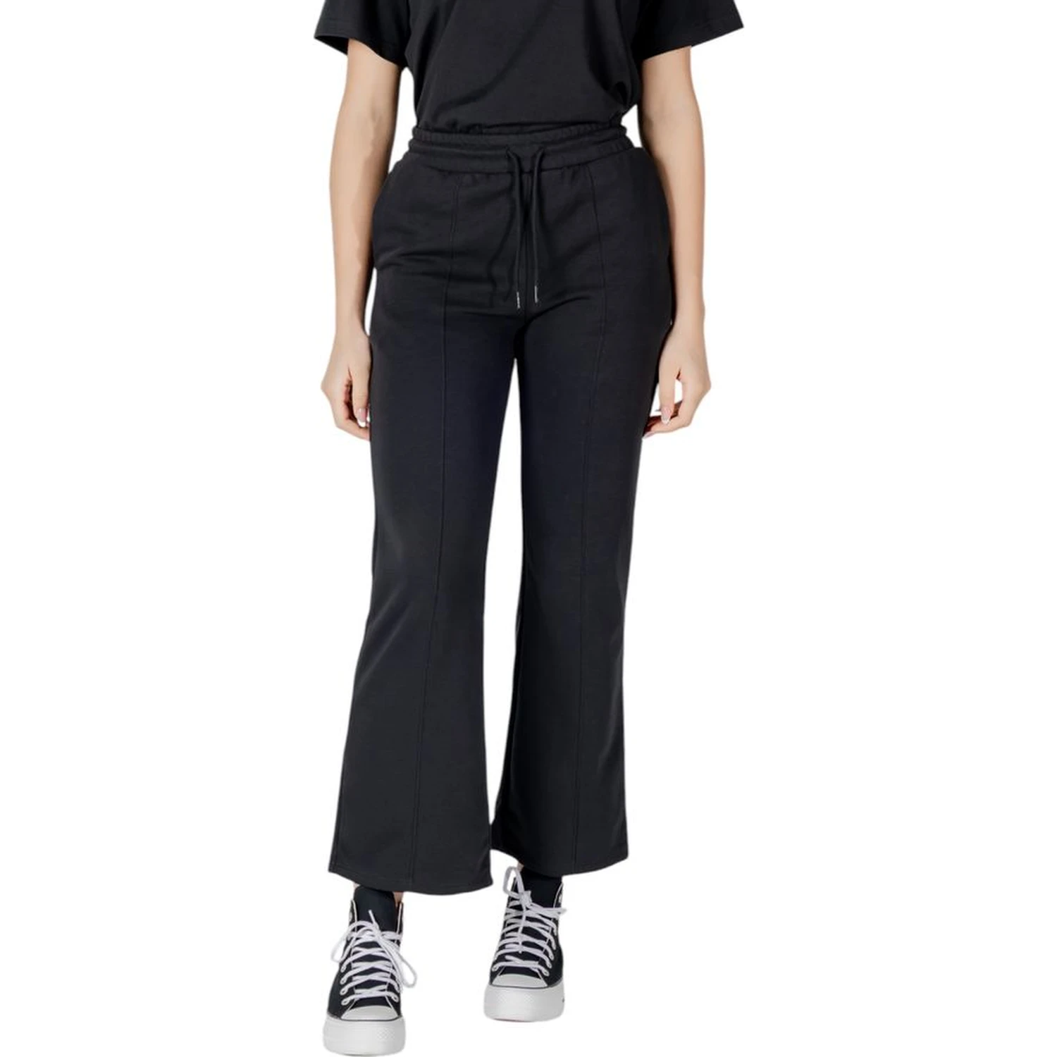 Black Cotton Joggers (Workout Pants)