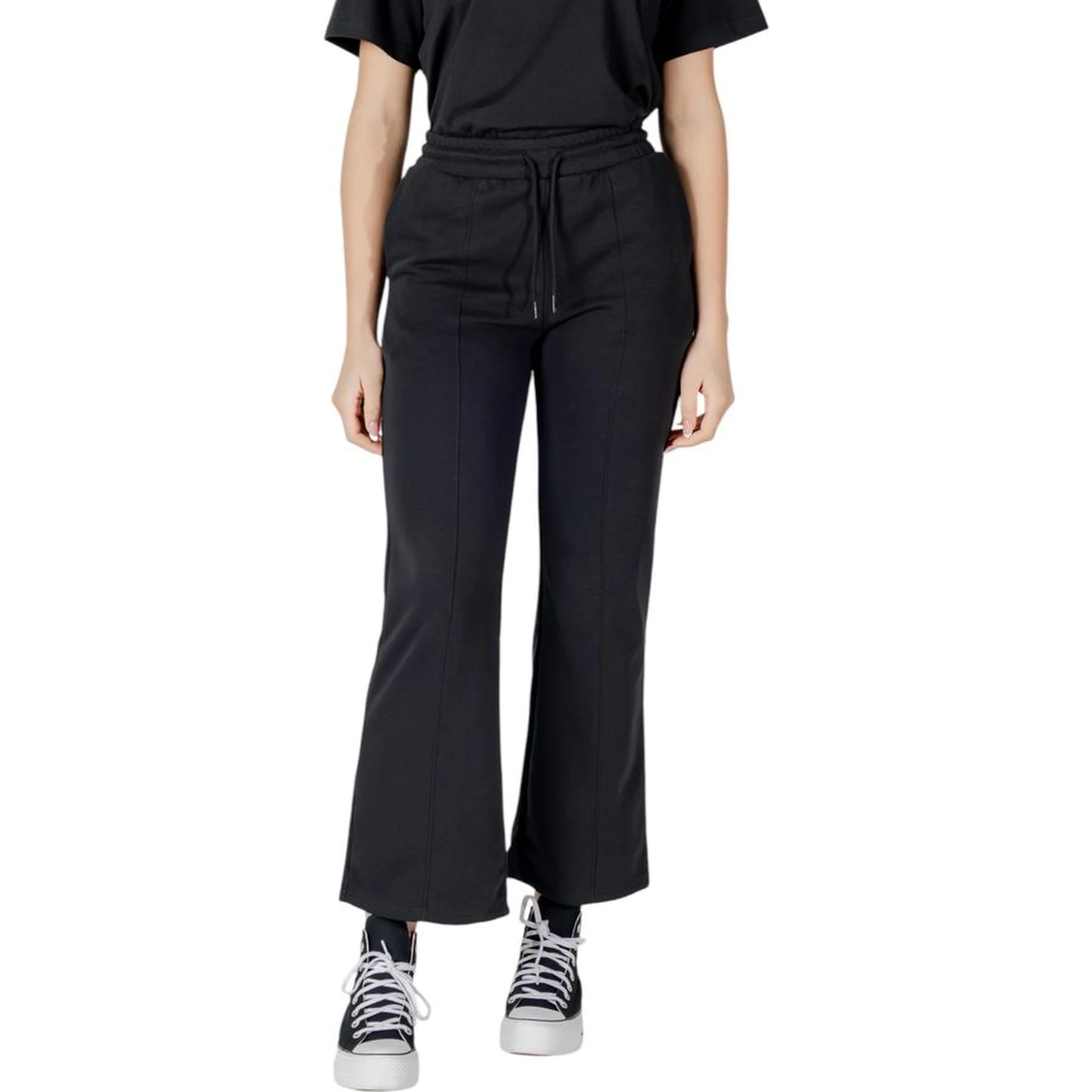 Black Cotton Joggers (Workout Pants)