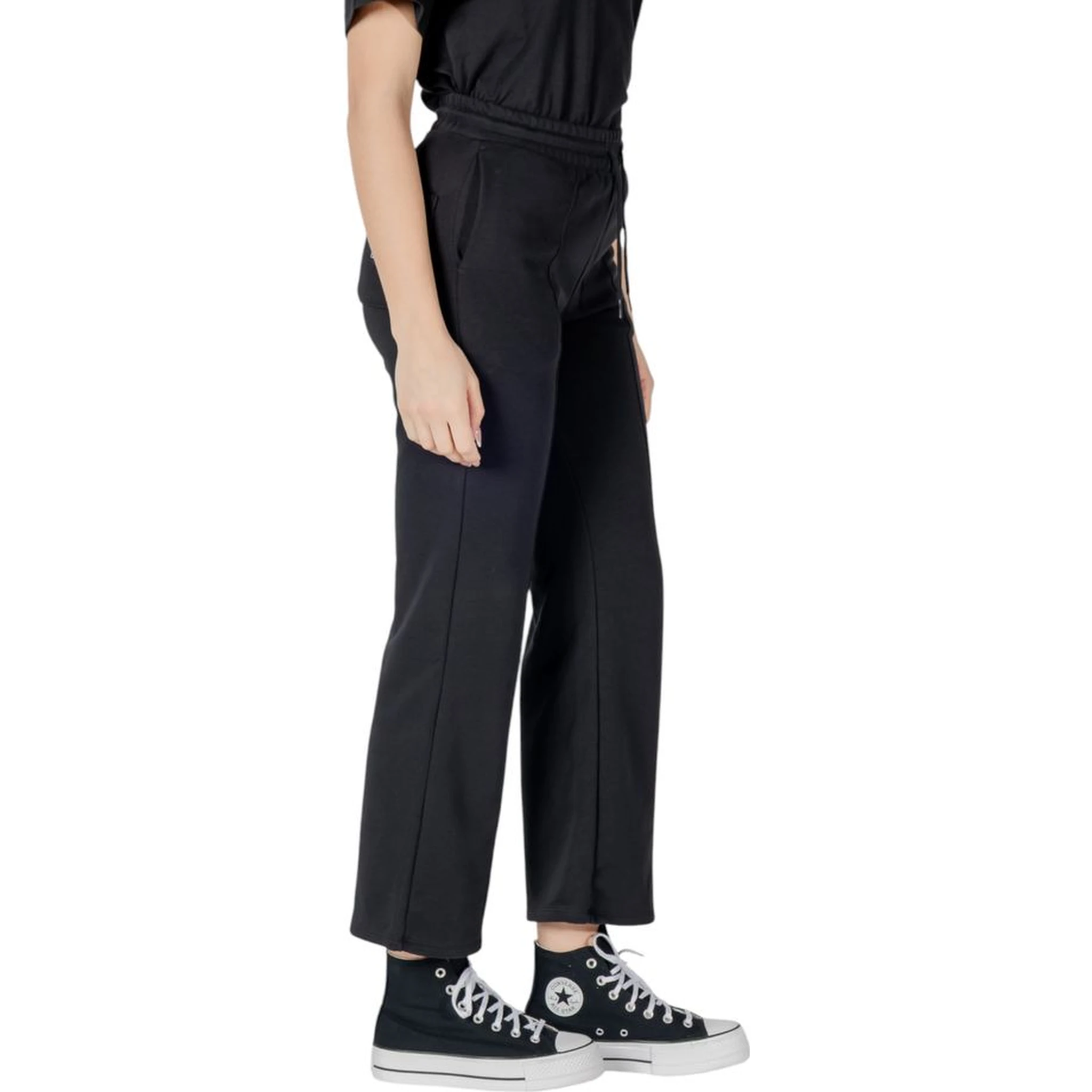 Black Cotton Joggers (Workout Pants)