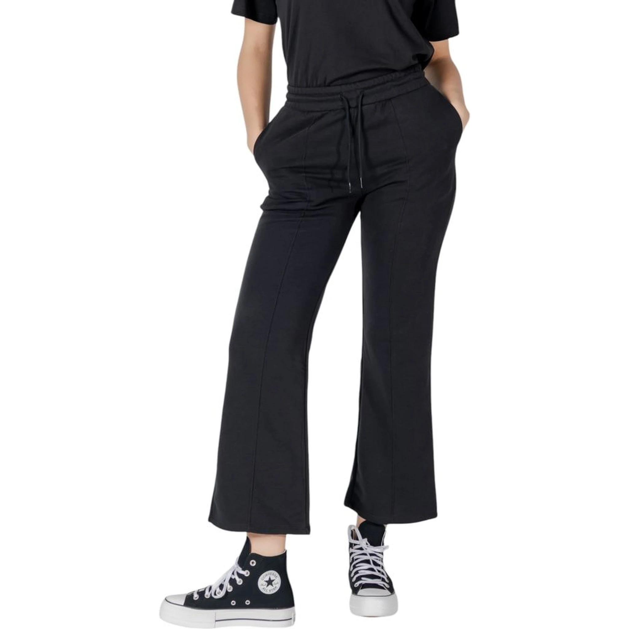 Black Cotton Joggers (Workout Pants)