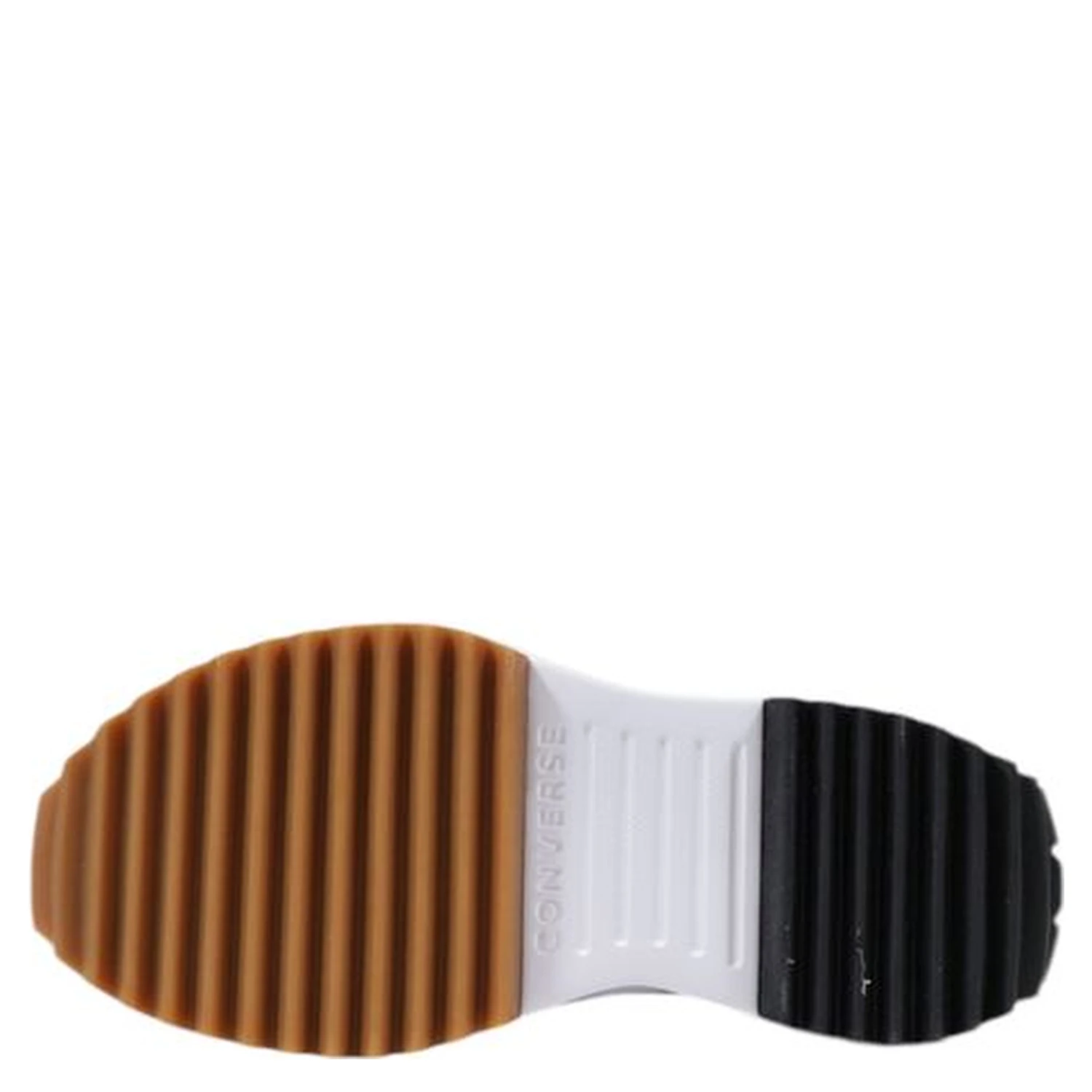 White Fabric Chunky Sneakers