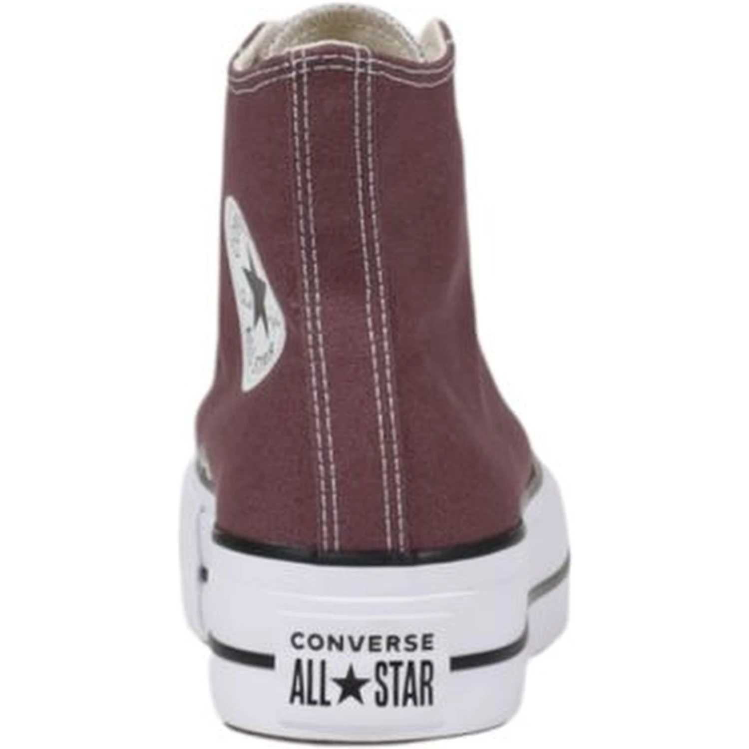 Purple Fabric Platform Sneakers