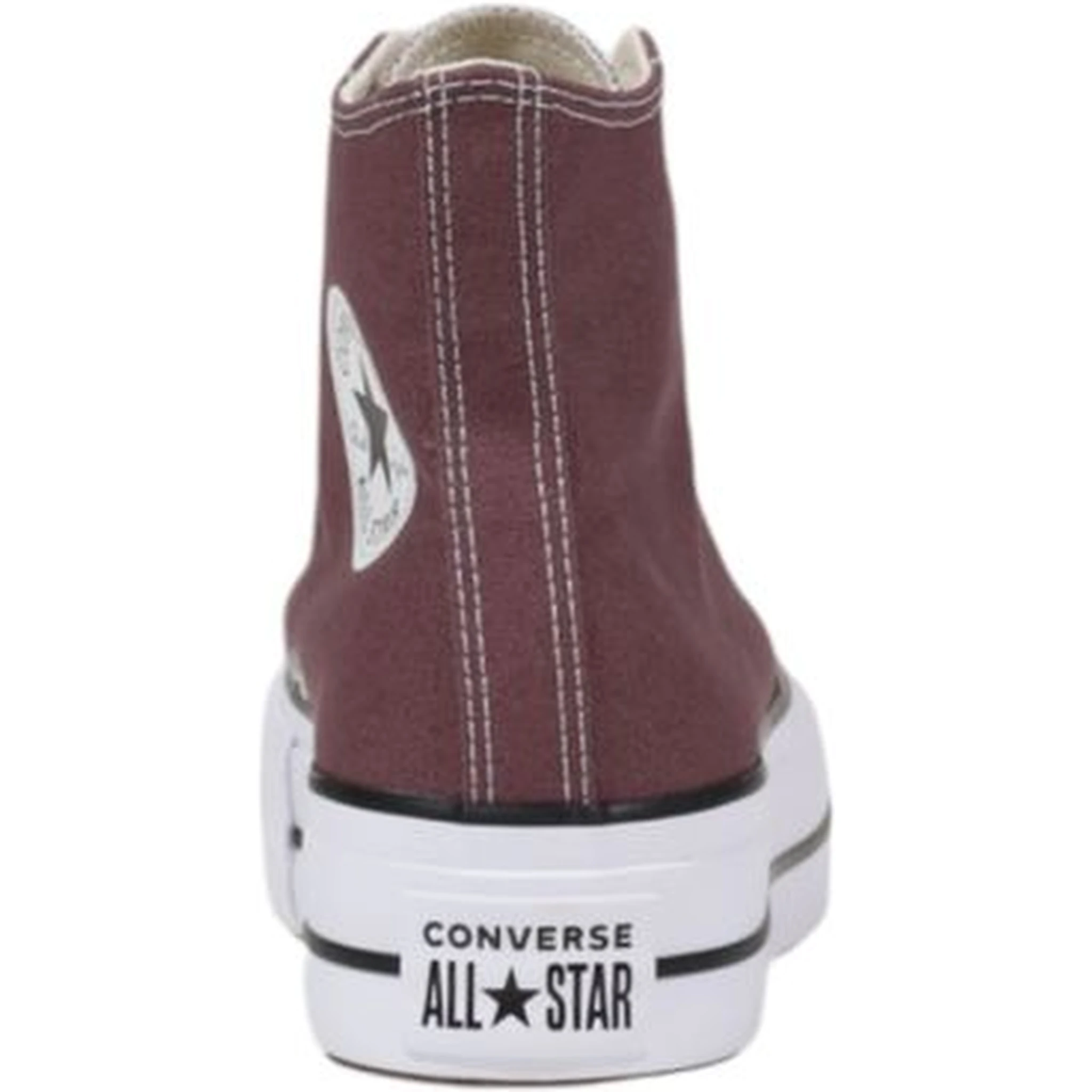 Purple Fabric Platform Sneakers