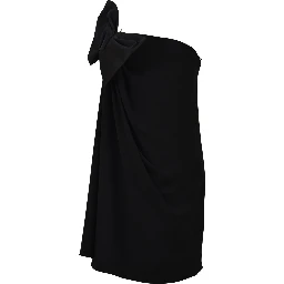 Mini Black Dress with Bow