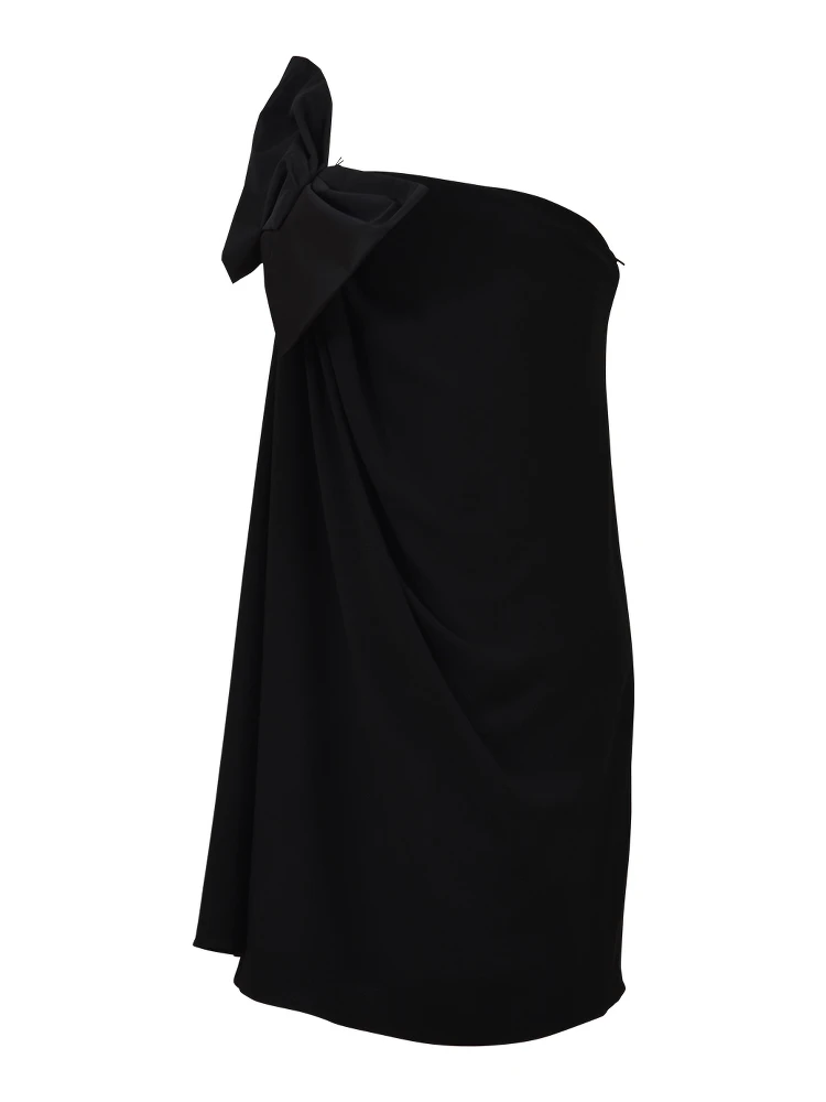 Mini Black Dress with Bow alternative