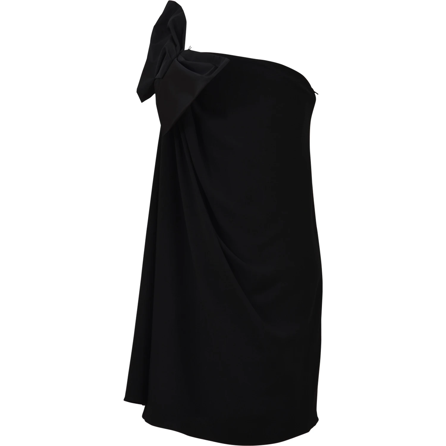 Mini Black Dress with Bow
