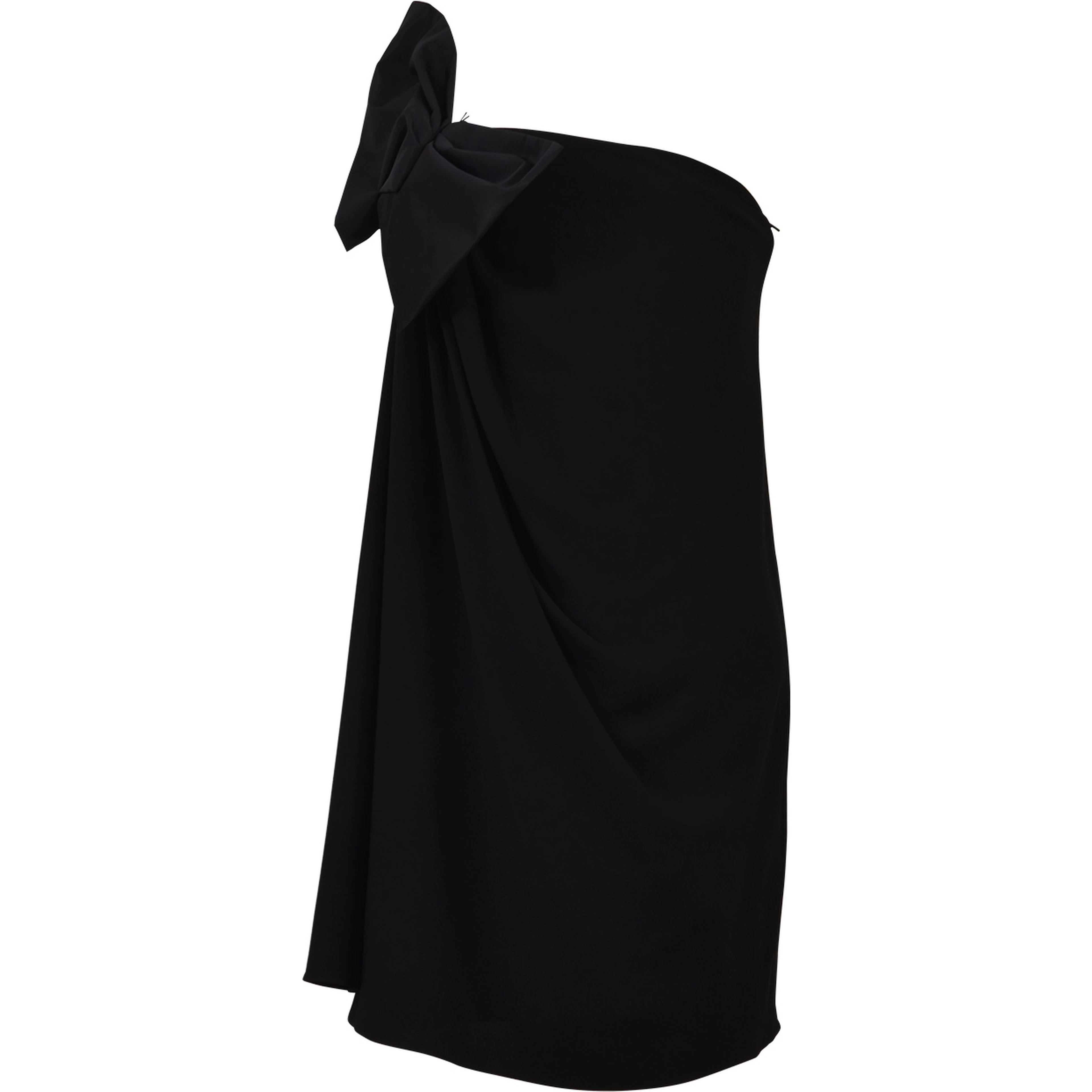 Mini Black Dress with Bow
