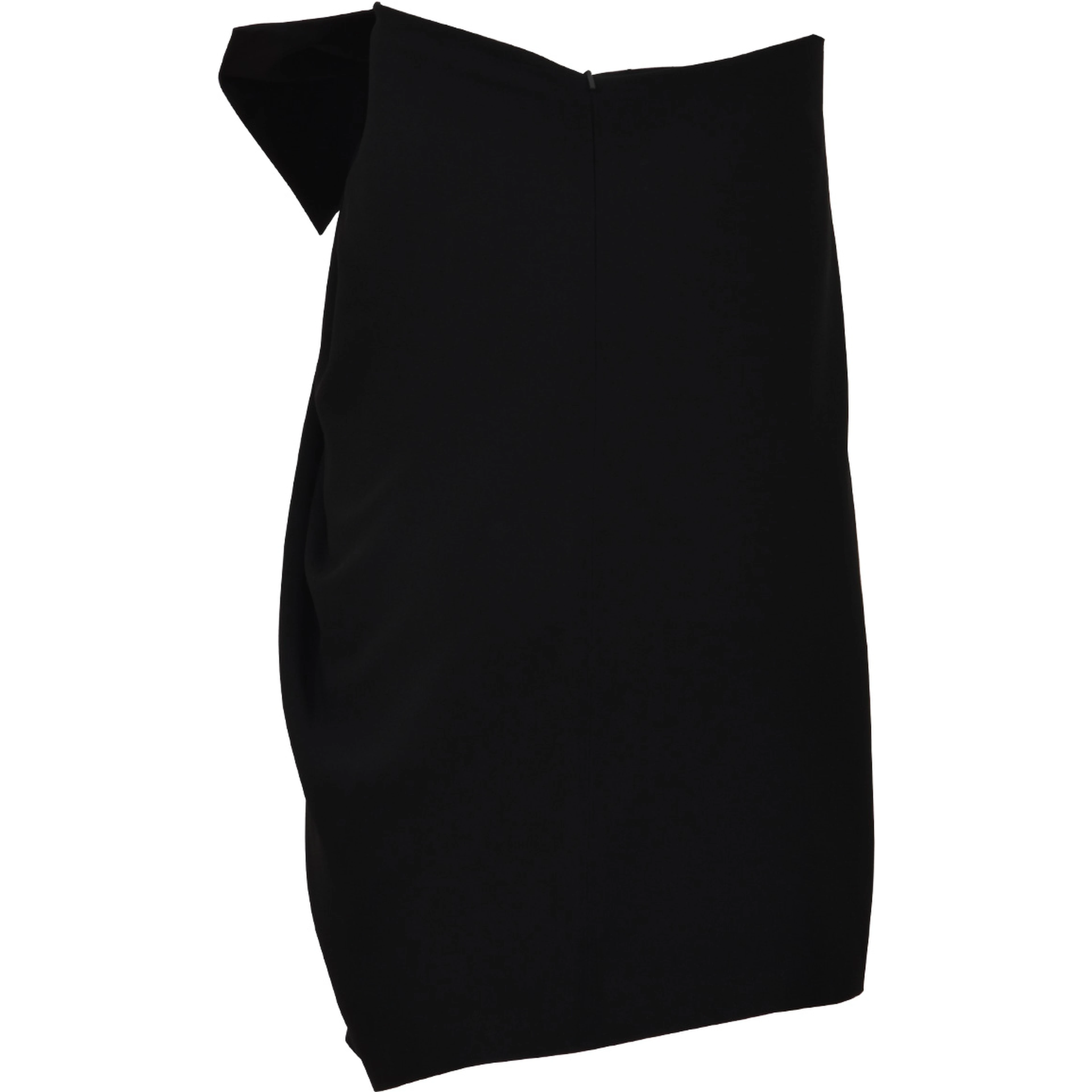 Mini Black Dress with Bow