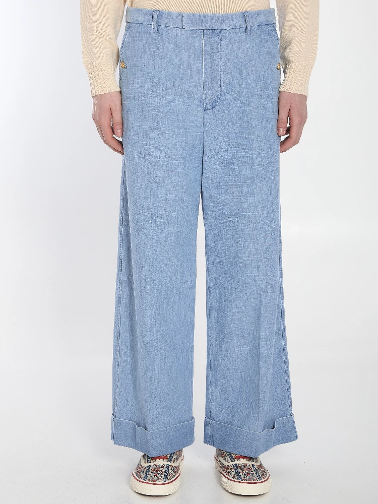 Oversized trousers