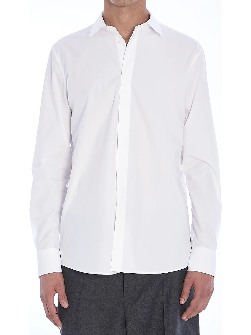 Cotton poplin shirt