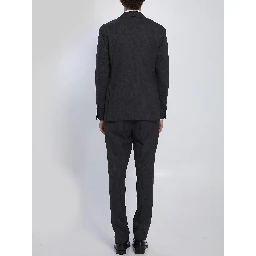 Single-breasted suit in virgin wool