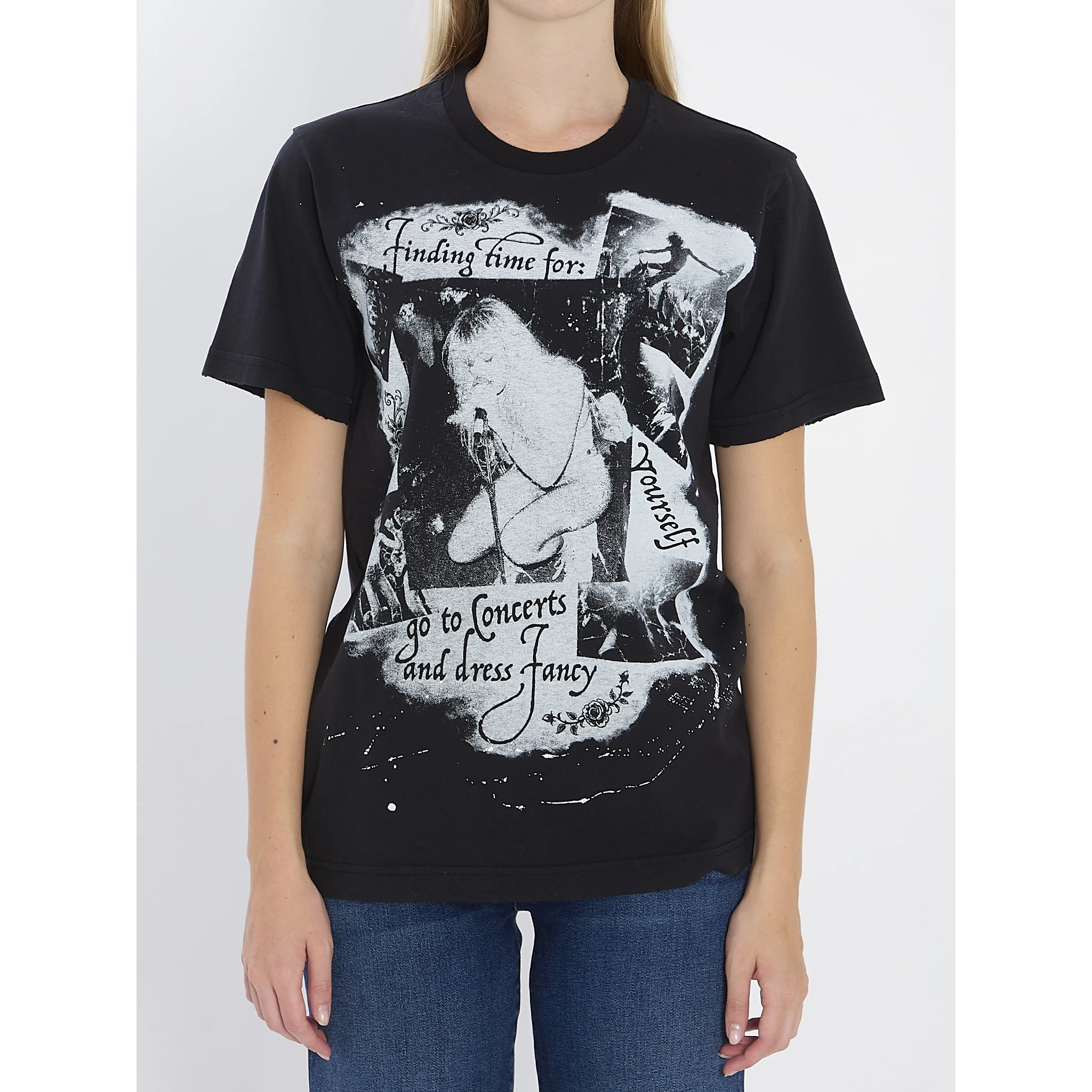 Printed cotton T-shirt