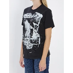 Printed cotton T-shirt