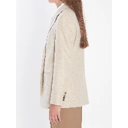 Single-breasted blazer in Shetland