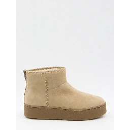 Shearling ankle boots