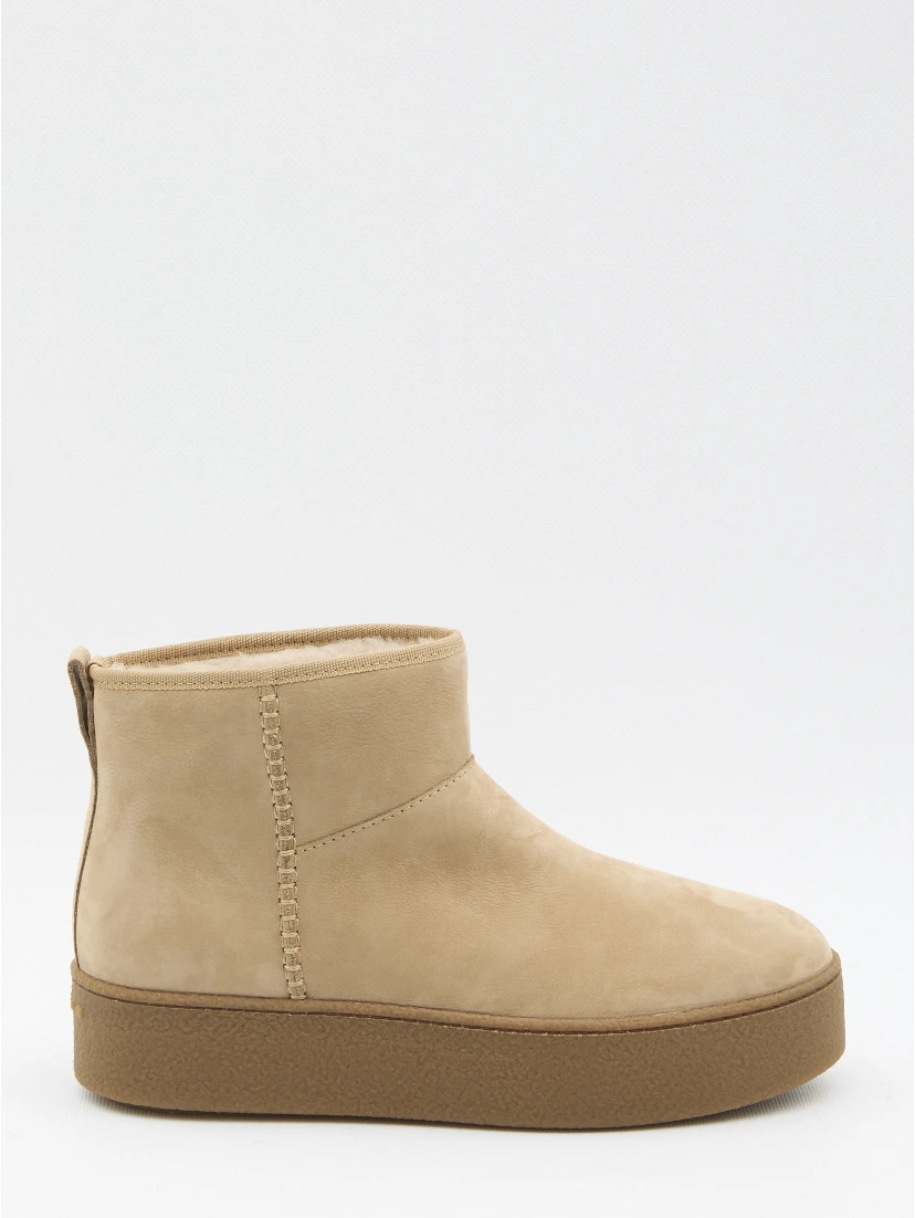 Shearling ankle boots