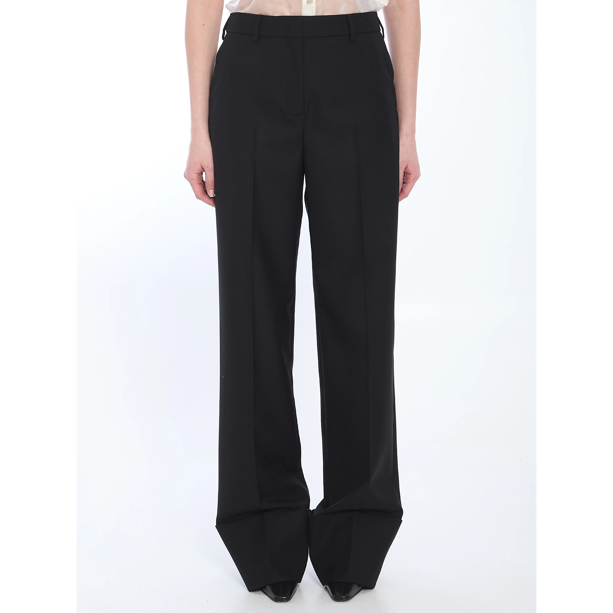 Virgin wool trousers