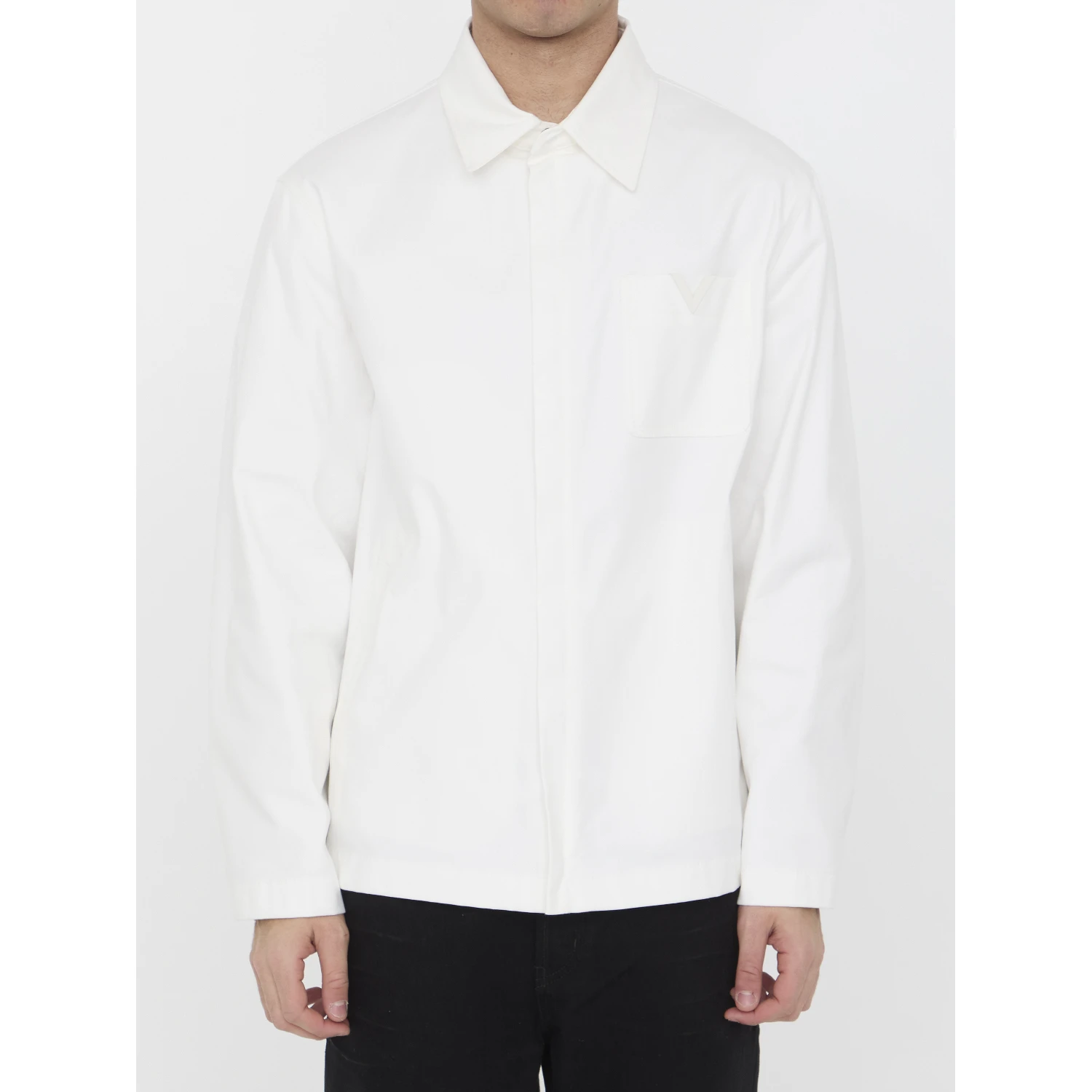 V Detail jacket