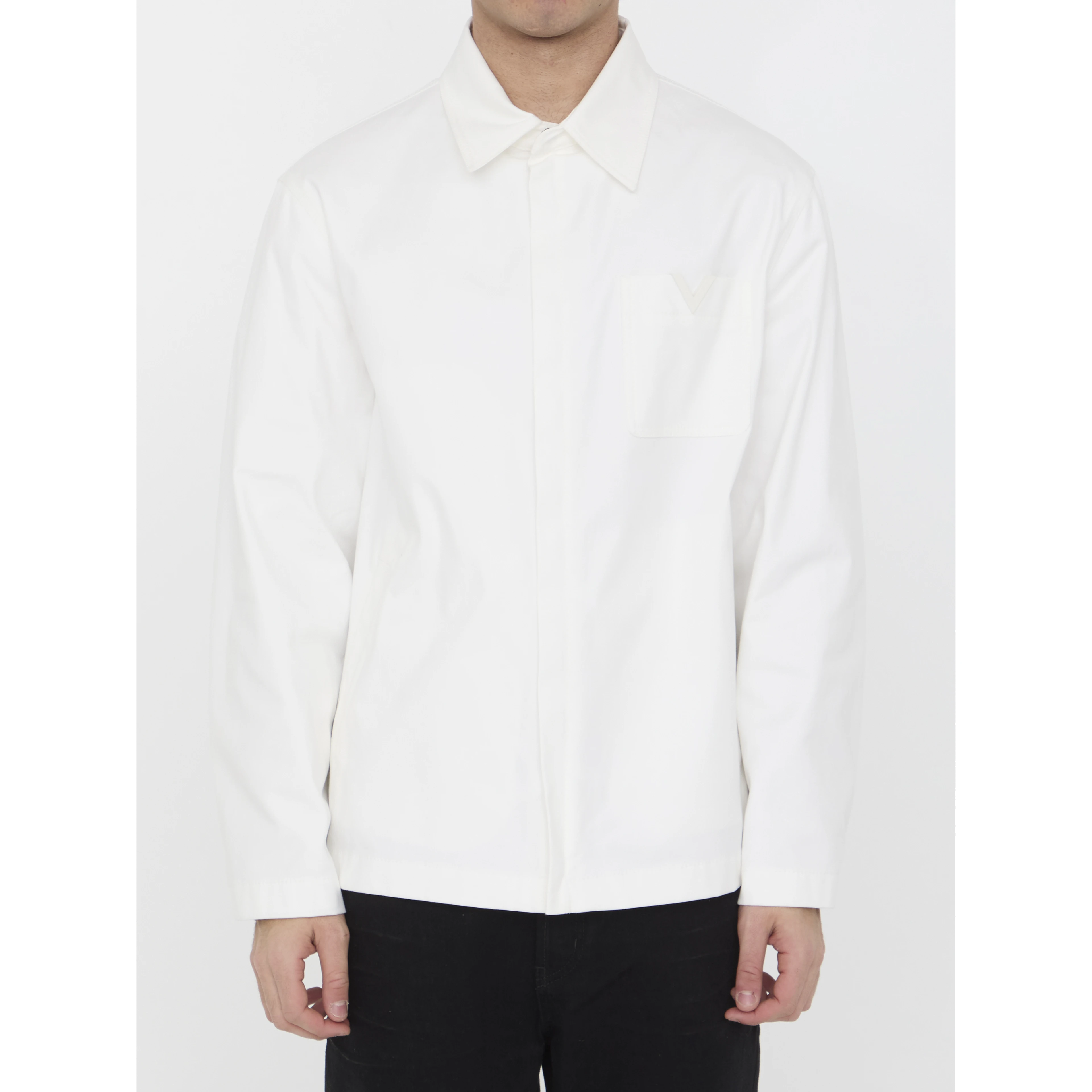 V Detail jacket