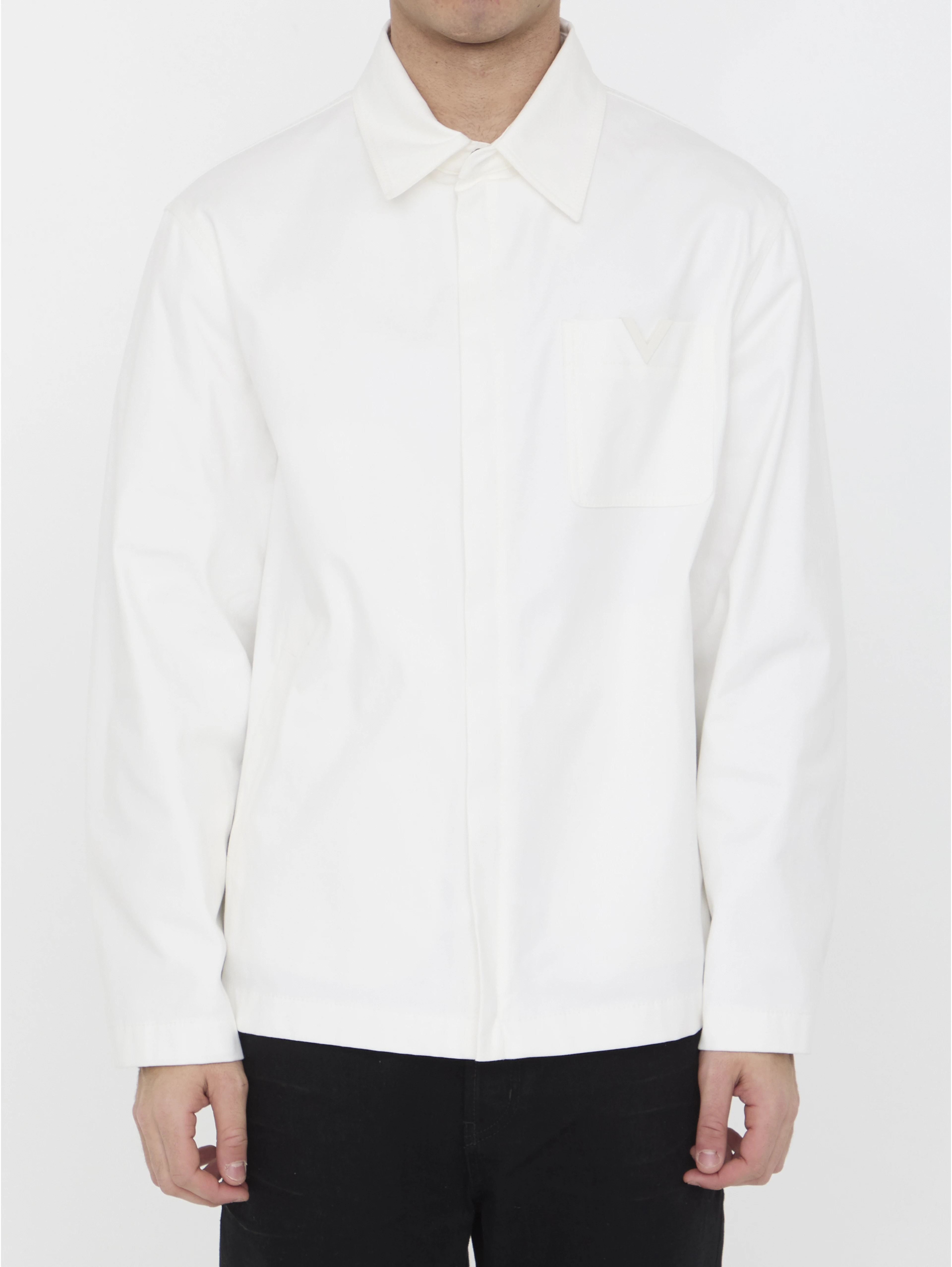 V Detail jacket