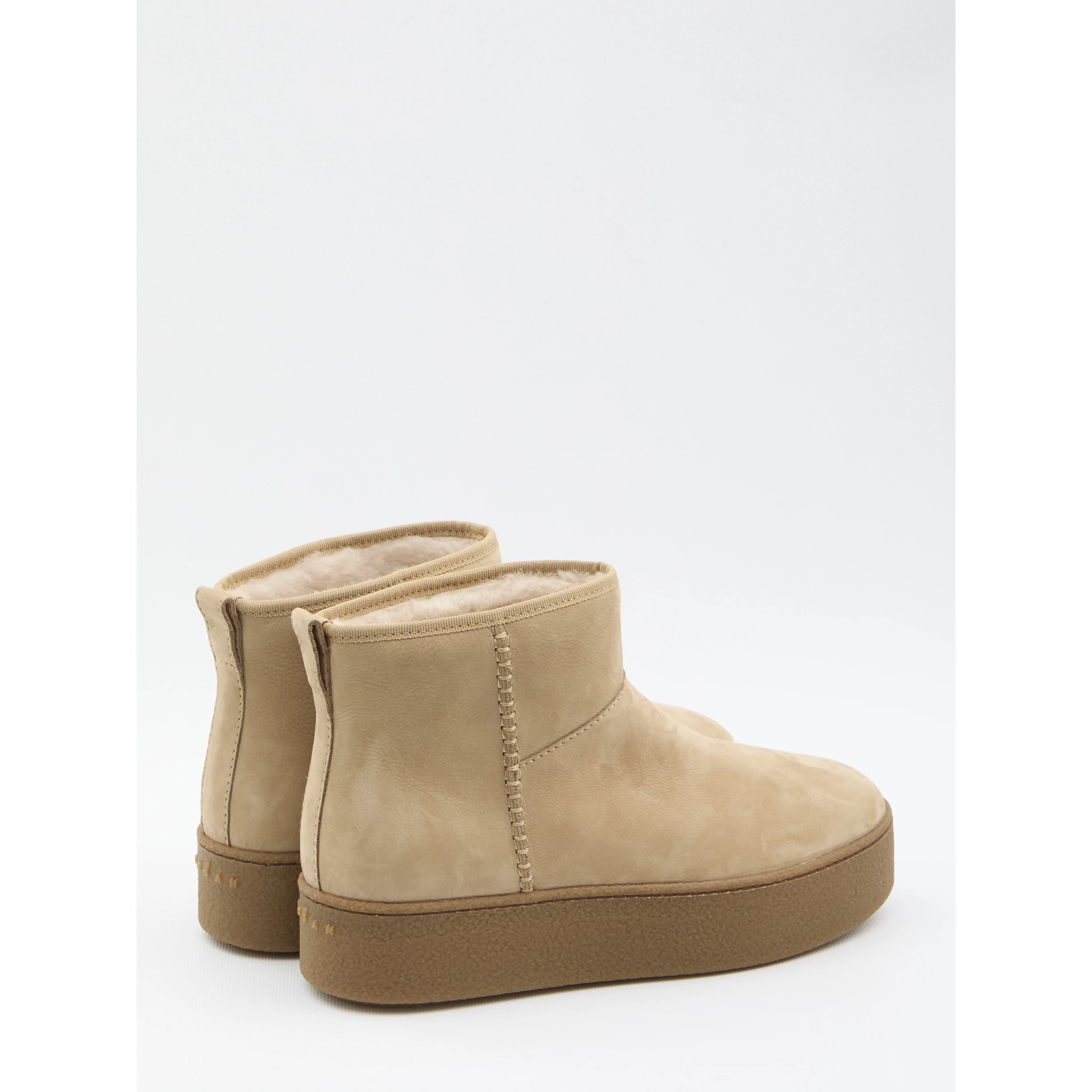 Shearling ankle boots