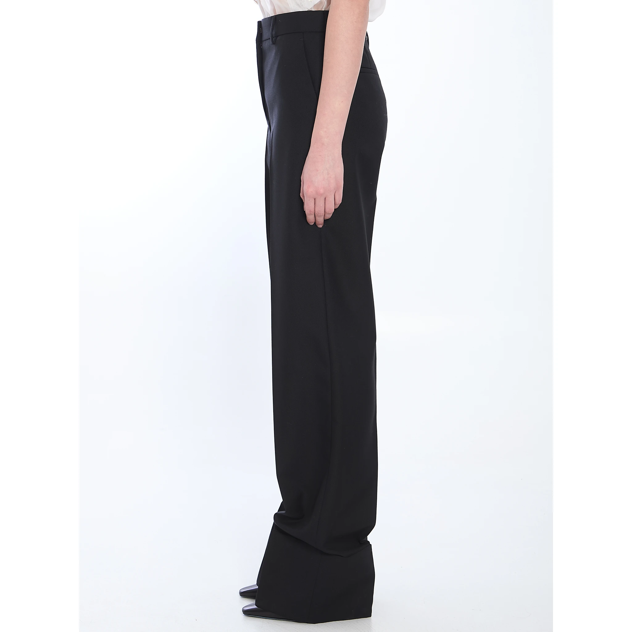 Virgin wool trousers
