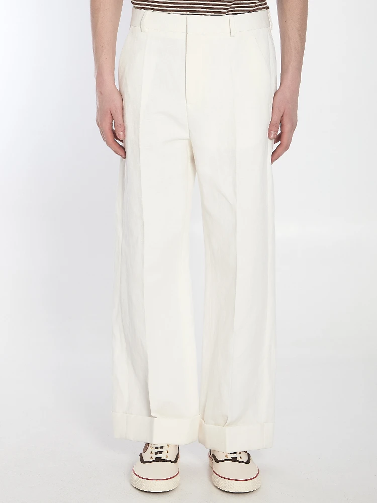 White trousers
