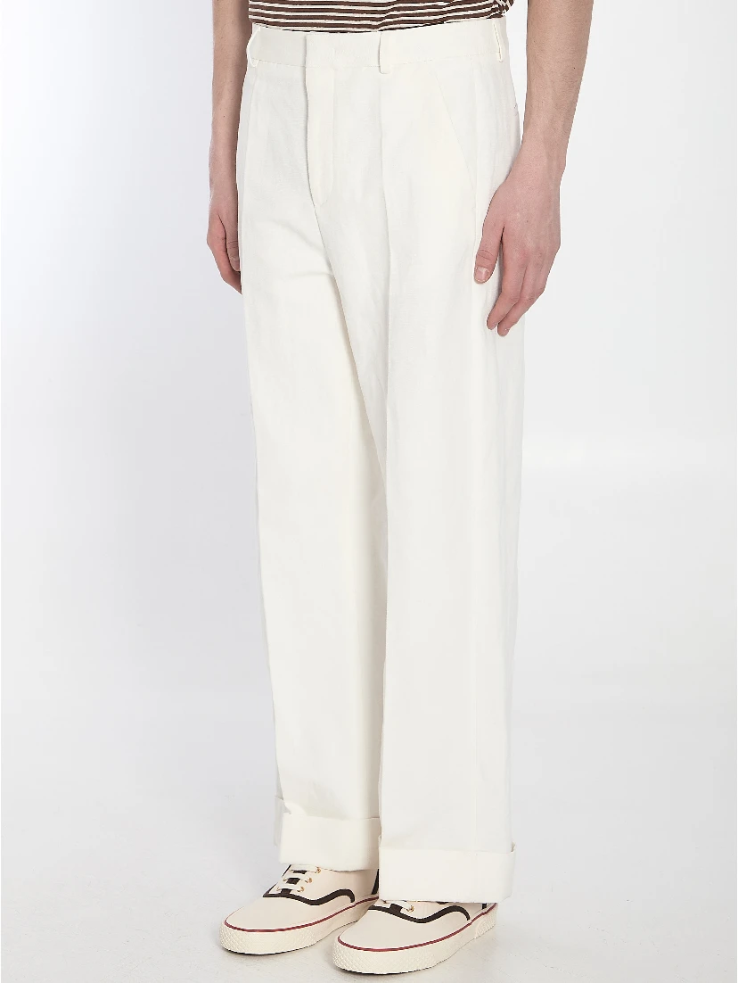 White trousers