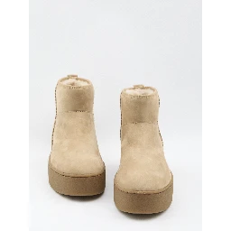 Shearling ankle boots