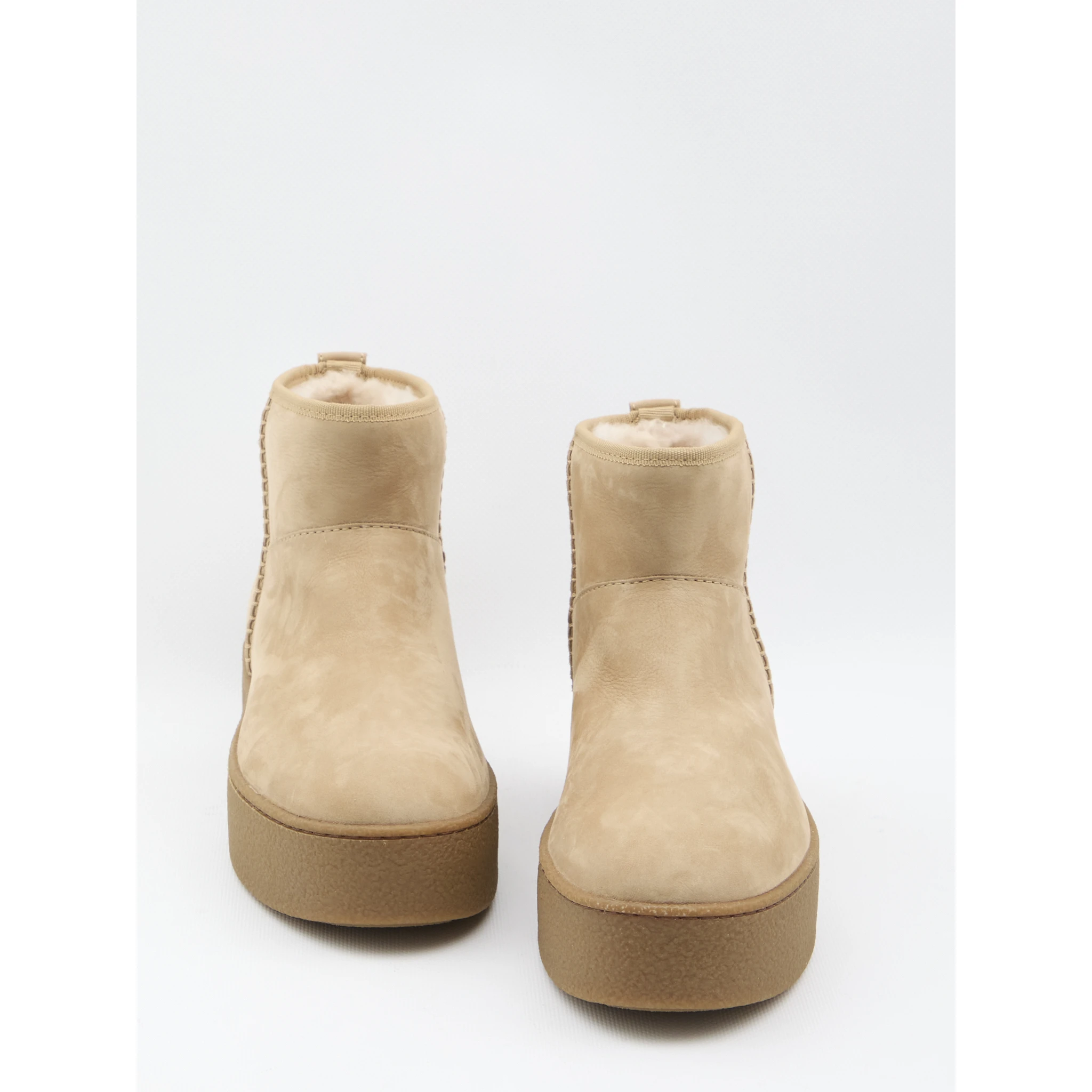 Shearling ankle boots