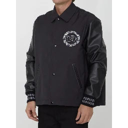 Nylon track bomber jacket