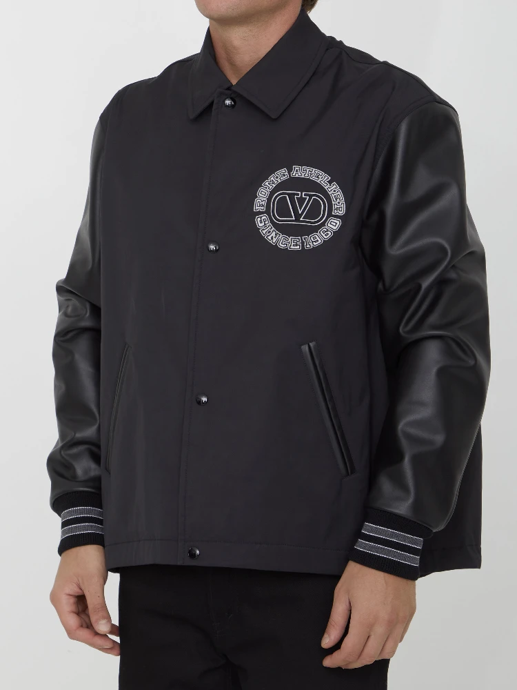 Nylon track bomber jacket alternative