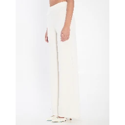 Trousers in wool yarn