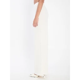 Trousers in wool yarn