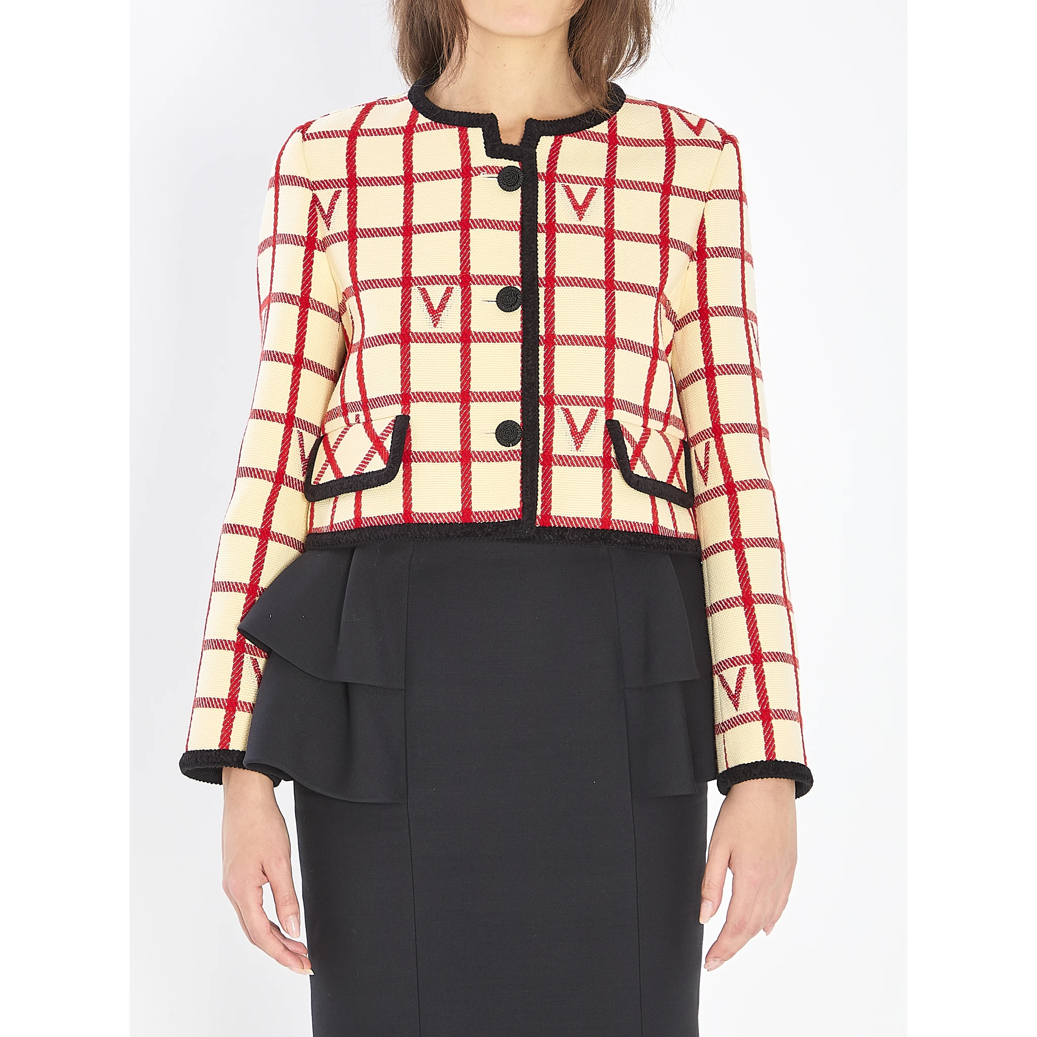 VLogo Check jacket