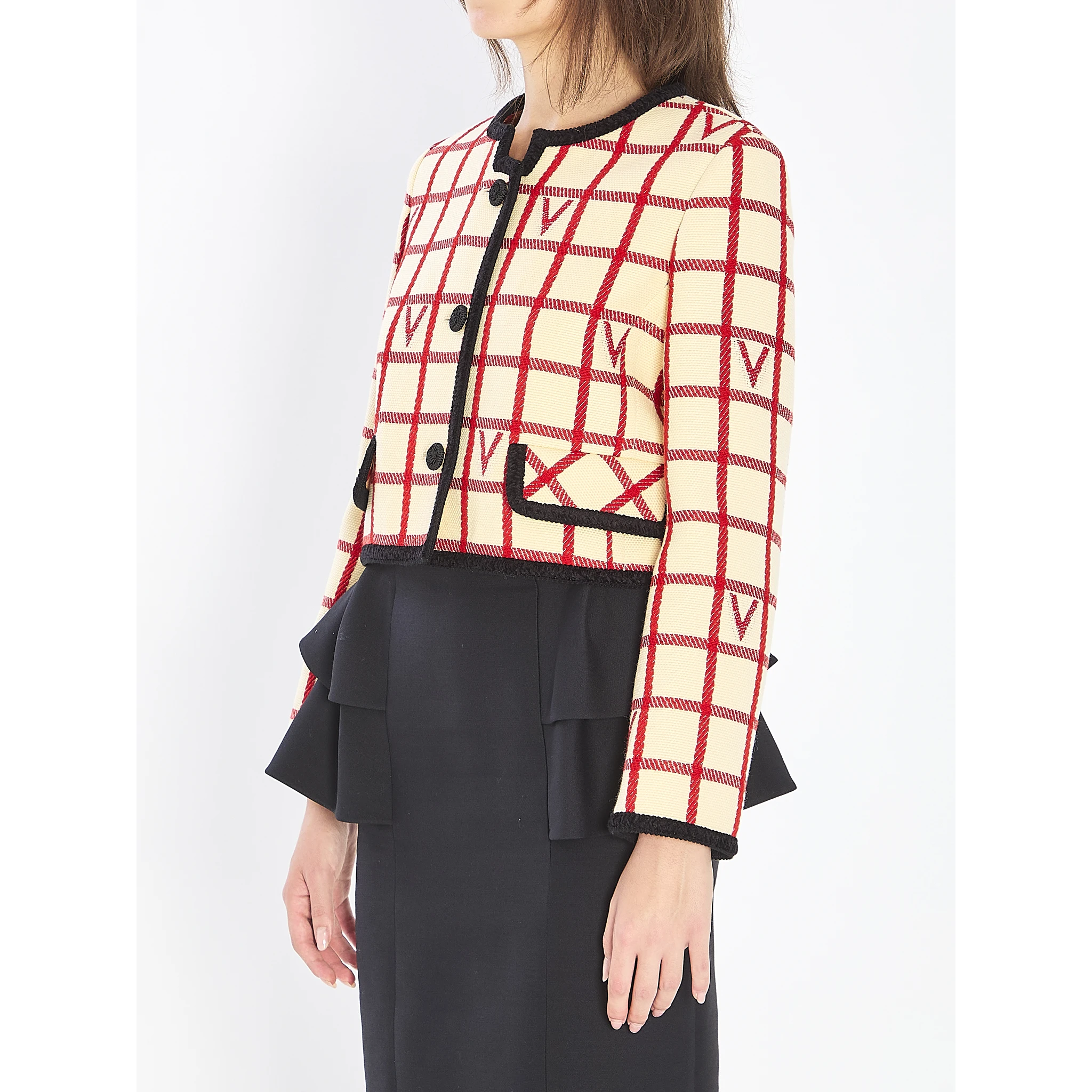 VLogo Check jacket