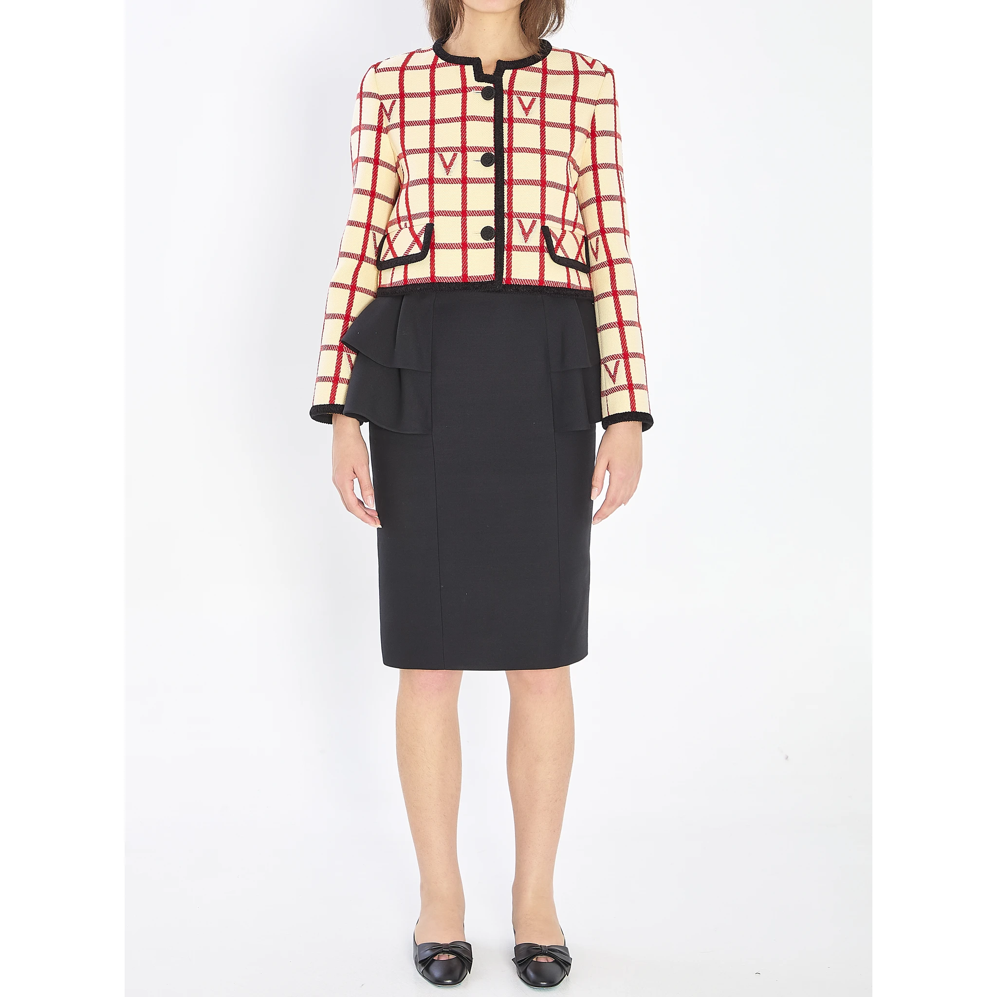 VLogo Check jacket