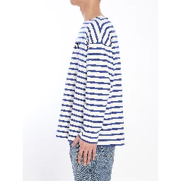 Striped Chez Valentino t-shirt