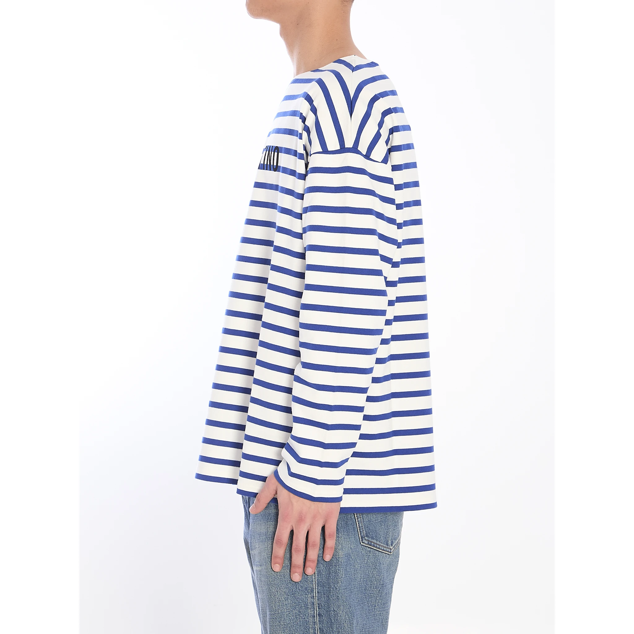 Striped Chez Valentino t-shirt