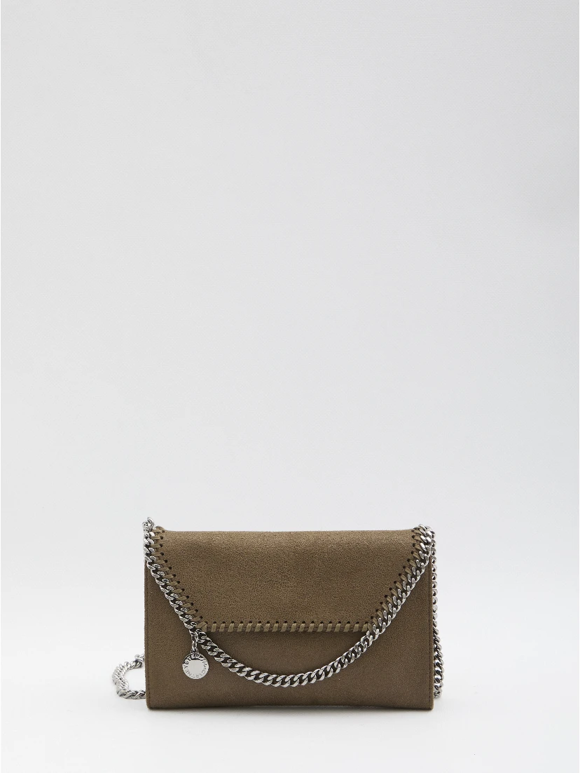 Falabella wallet with chain