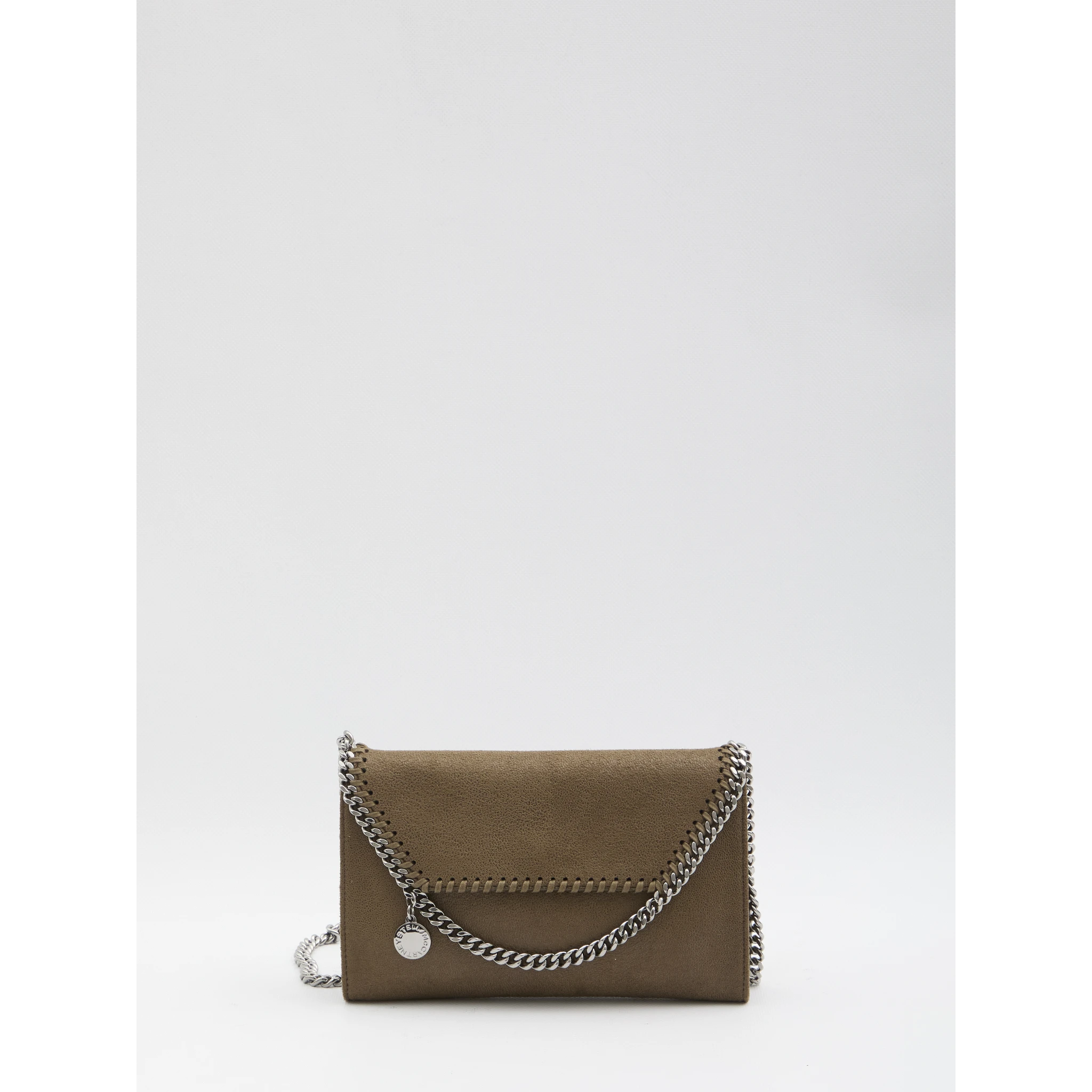 Falabella wallet with chain